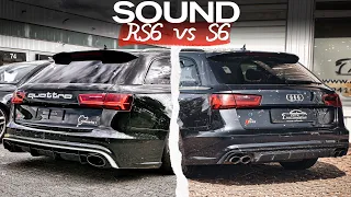 Sound Vergleich: Audi S6 vs Audi RS6 4G Performance mit Milltek resonated AGA  | Cete Automotive