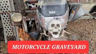 MOTORCYCLE GRAVEYARD OVER 10,000+ BIKES, IS THIS THE WORLDS LARGEST??