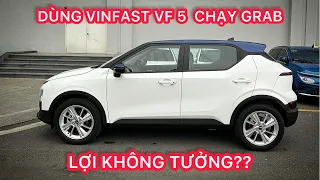 VinFast VF 5 chạy GRAB - So sánh với xe xăng xem xe nào lợi hơn ?