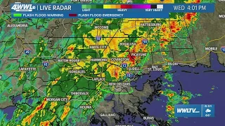 4 PM Severe weather update: Flash Flood warnings for Orleans parish