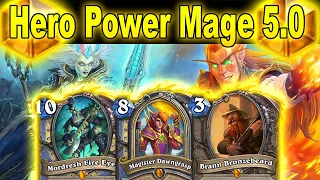 I Upgraded My Hero Power Mage To 5.0 With 40 Cards Version At March of the Lich King | Hearthstone