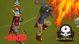 *I THINK AGS IS OVERPOWERED* BH PKING/FLOWER POKER (+HUGE GIVEAWAY!) - RuneWild #1 OSRS PK RSPS