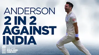 2 Wickets In 2 Balls! | Anderson Dismisses Pujara and Kohli | England v India