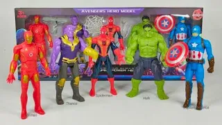 Avengers Superhero Toys/Action Figures/Unboxing, Spiderman, Iron Man, Hulk, Captain America #7