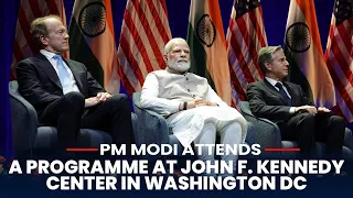 PM Modi attends a programme at John F. Kennedy Center in Washington DC