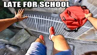 LATE FOR SCHOOL (Extreme Parkour POV)