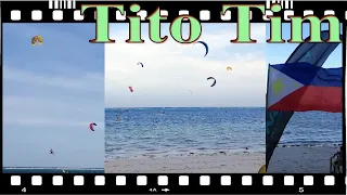 Kiteboarders Bulabog Beach Boracay 2020