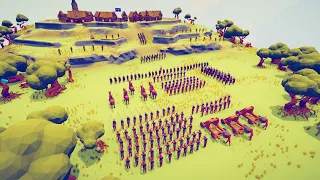 200x MEDIEVAL MILITARY SIEGE BANDIT VILLAGE - Totally Accurate Battle Simulator TABS