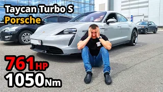 Porsche Taycan Turbo S. он Сломал Меня. ГОНКА FORD F150 RAPTOR vs RANGE ROVER SPORT.