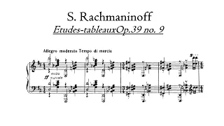 S. Rachmaninoff - Etudes-Tableaux Op. 39 no. 9, Allegro moderato