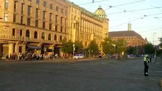 Putin's cortege Helsinki 16.7.2018 Кортеж Путина Хельсинки 2018