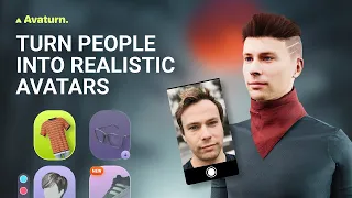 Avaturn - Realistic 3D Avatars for Gaming from Photo
