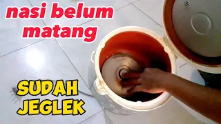 magic com.... nasi belum matang sudah jeglek/jepret @kangkhoirteknik-eu2pv