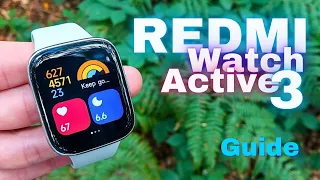 NEW KING OF FITNESS TRACKERS - XIAOMI Redmi Watch Active 3 - Tutorial & Walkthru