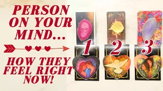 Pick a Card:💖 Person On Your Mind... How They Feel About You RIGHT NOW 💖 Love tarot card reading