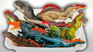 HUGE Dominion VS Camp Cretaceous Dino Figure Collection | Jurassic World Spino, Baryonyx Dinosuars