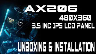 AX206 480X320 3.5 INCH IPS LCD PANEL