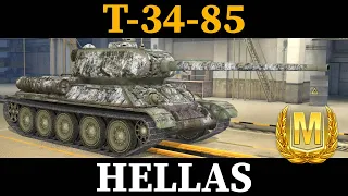 WOT Blitz - T-34-85 - Ace Medal - Mastery Badge - Hellas
