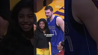 When Kobe Heckled Luka Doncic During The Game 🤯 #shorts #nbahighlights