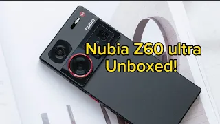 Nubia Z60 Ultra Unboxing (Snapdragon 8 Gen 3, 6000mAh) Smartphone