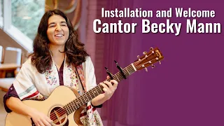 Installation and Welcome of Cantor Becky Mann | Oct 13, 2023