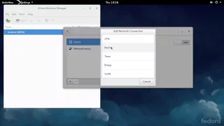 Network Bridging for Virtual Machine Manager in Fedora