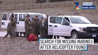 Wed. Feb. 7 | Search underway for aircrew after Marine helicopter found | NBC 7 San Diego