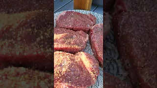 Ninja Woodfire Rump Steaks | Huson DIY | Perfect Steaks on the Ninja!! #bbq  #shorts