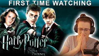 HARRY POTTER AND THE ORDER OF THE PHOENIX | MOVIE REACTION! | FIRST TIME WATCHING