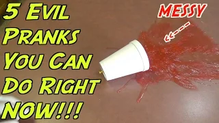 5 Evil Pranks You Can Do RIGHT NOW at Home- HOW TO PRANK (Evil Booby Traps) | Nextraker