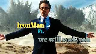 Ironman ft. Queen - we will rock you (official music)