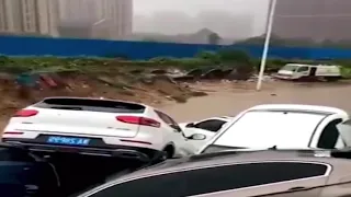 Floods in Zhengzhou Henan China Serious and Causing Widespread 20 September 2021