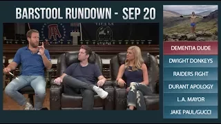 Barstool Rundown - September 20, 2017