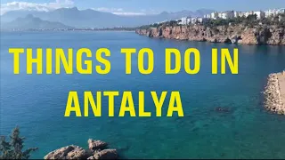 Top 20 Things to do in ANTALYA 4K🇹🇷TURKEY LARA BEACH OLD TOWN KONYAALTI PLAJI MARKET