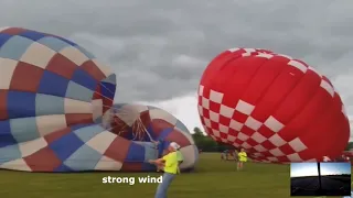 Hot Air Ballons accidents and crash compilation