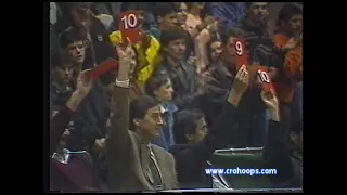 Ex-Yu All-Star Game Sarajevo 1991 - Toni Kukoc vs Zoran Bacalja Slam Dunk Contest Finals