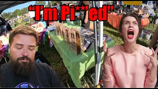 MY COMMENT MADE HER SUPER ANGRY AT THE FLEA MARKET!