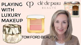 PLAYING WITH NEW! LUXURY MAKEUP | CLE DE PEAU -THE FOUNDATION | TOM FORD, SISLEY, and MORE!