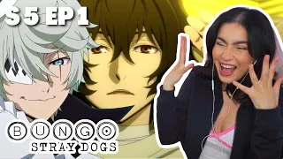 WE'RE BACK BABY 💛│BUNGO STRAY DOGS SEASON 5 EP 1 REACTION