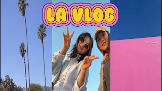 vlog. 친구와 LA 여행🌴|  LA 도시구경 | 인생 맛집들🥯🍖 | 디즈니랜드 🎆