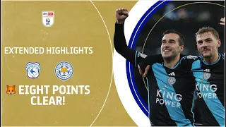 EIGHT POINTS CLEAR! | Cardiff City v Leicester City extended highlights