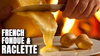 We Tried the Best Cheese RACLETTE & Fondue Restaurant in Paris