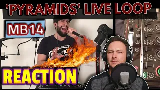 MB14 - 'PYRAMIDS' (LIVE) Beatbox REACTION! | BEATBOX LOOP STATION | British reacts