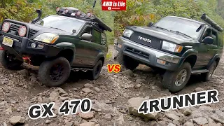 Lexus GX470 vs TOYOTA 4RUNNER - Off-road Comparison