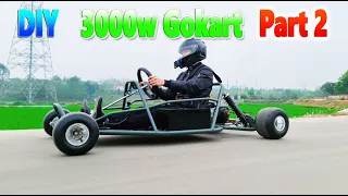 How To Make a 3000W Electric Go Kart v4 - Part 2