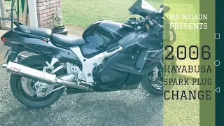 SUZUKI HAYABUSA SPARK PLUG CHANGE