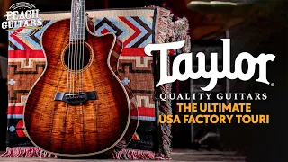 The Ultimate Taylor Guitars USA Factory Experience! | Full Factory Tour!