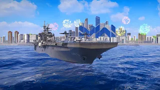 Modern Warships: Uss America The Fastest Cv Now in Game With Su-57M | Alpha Test