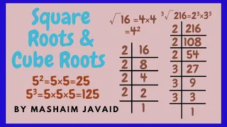 Square Root| Cube Root| Lesson Grade 6 math| O'Levels