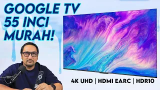 Google TV Kaya Fitur dengan HDMI eARC Harga Murah - Review Smart TV iFFALCON 55U62